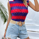 Frenchy Chaleco De Sueter A Rayas Para Mujer