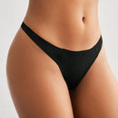 Leisure Tanga De Color Solido Para Mujer