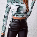 Camiseta Corta Con Cintura Ajustable Lateral