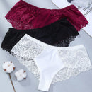 3 Unids/set Calzoncillos De Encaje Sexy Pantalones Bragas Ropa Interior