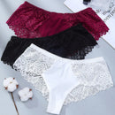 3 Unids/set Calzoncillos De Encaje Sexy Pantalones Bragas Ropa Interior