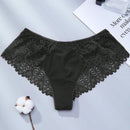 3 Unids/set Calzoncillos De Encaje Sexy Pantalones Bragas Ropa Interior