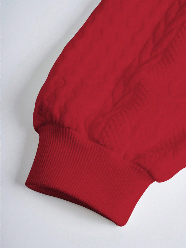 Lune sudadera con capucha texturizada para mujer