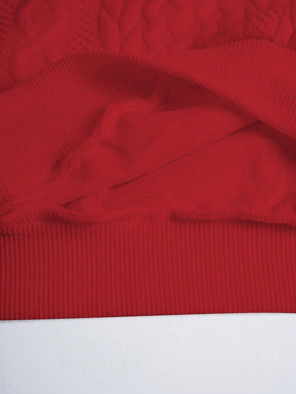 Lune sudadera con capucha texturizada para mujer