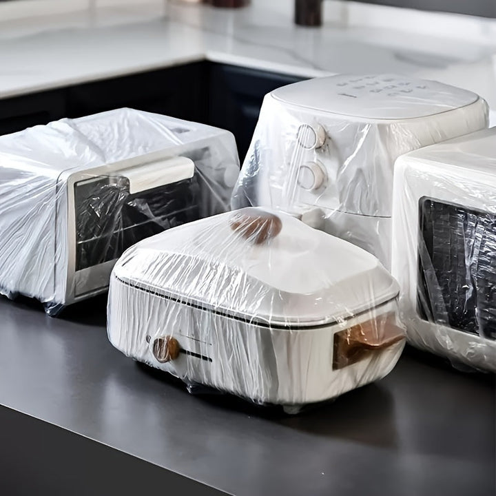 10/20/50pcs, Cubierta De Polvo Desechable Para Pequeños Electrodomésticos, Cubierta De Arrocera Para Electrodomésticos Domésticos, Bolsa Transparente Protectora Para Horno De Microondas Y Aspiradora, Buena Para La Limpieza Del Hogar En La Cocina, Utensil