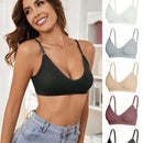 5 piezas/set sujetadores casuales sin costuras de mujer de punto de canale solido