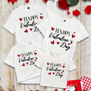 Camiseta de manga corta casual de verano para mujer con lema estampado de corazon para el dia de San Valentin