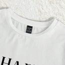 Camiseta de manga corta casual de verano para mujer con lema estampado de corazon para el dia de San Valentin
