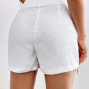 Prive Skorts De Borlas Con Diseno De Parche Para Mujeres