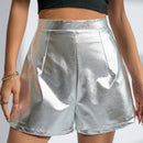 BAE Shorts Metalicos Para Mujeres