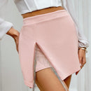 Prive Falda Pantalon Dividida Decorada Con Flecos Para Mujer