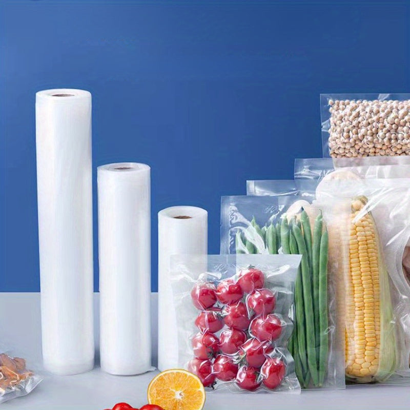 Bolsas de vacío texturizadas Bolsa de alimentos de vacío de carretera de malla Bolsa fresca Bolsa de bomba de espesamiento para el hogar Bolsa de empaque de empanadas de compresión de sellado