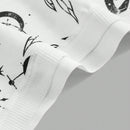 ROMWE Goth 3 Piezas De Pantalones Cortos De Boxeo Para Mujer Con Estampados De Mariposas, Sol, Luna, Estrellas Y Hongos.