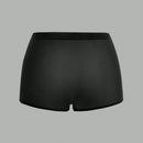 ROMWE Goth 3 Piezas De Pantalones Cortos De Boxeo Para Mujer Con Estampados De Mariposas, Sol, Luna, Estrellas Y Hongos.
