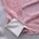 3 Piezas/set Panty Corto De Mujer Con Encaje Insertado