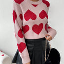 Frenchy Sweater Con Patron De Corazon