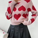 Frenchy Sweater Con Patron De Corazon