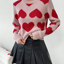 Frenchy Sweater Con Patron De Corazon
