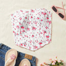 WYWH Top Palabra De Honor Con Estampado Floral Estilo Vacaciones