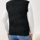 Frenchy Chaleco De Seda Brillante Con Cuello En V Para Sueter