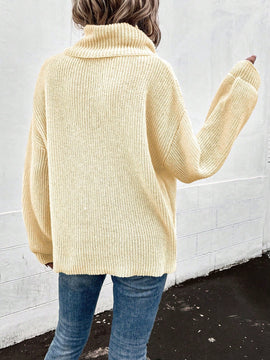 LUNE Sueter De Cuello Alto Y Hombro Caido Para Mujer