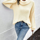 LUNE Sueter De Cuello Alto Y Hombro Caido Para Mujer