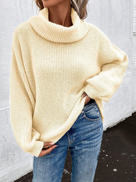 LUNE Sueter De Cuello Alto Y Hombro Caido Para Mujer