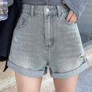 DAZY Shorts De Mezclilla Rasgados Para Mujer