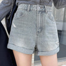 DAZY Shorts De Mezclilla Rasgados Para Mujer