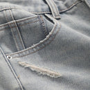 DAZY Shorts De Mezclilla Rasgados Para Mujer