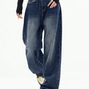Pantalones Jeans De Pierna Recta Para Mujer