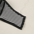 Sosten Bandeau Con Aros Y Rayas Para Mujeres