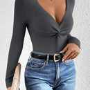 Frenchy Sueter De Punto Trenzado De Color Liso