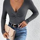 Frenchy Sueter De Punto Trenzado De Color Liso