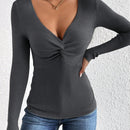 Frenchy Sueter De Punto Trenzado De Color Liso