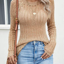 LUNE Sueter De Cuello Redondo Con Mangas Raglan Y Manga Larga Para Mujer