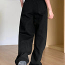 DAZY Pantalones De Mezclilla De Pierna Ancha Para Mujer Con Bolsillos