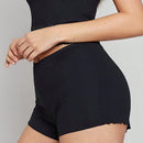 Pantalones Cortos De Seguridad De Color Solido Sin Costuras Para Mujer