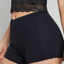 Pantalones Cortos De Seguridad De Color Solido Sin Costuras Para Mujer