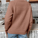Frenchy Sueter Con Detalle De Botones Y Bordado Ahuecado De Patchwork Para Mujer