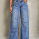 SXY Jeans De Mezclilla Rectos Y Sueltos