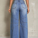 SXY Jeans De Mezclilla Rectos Y Sueltos