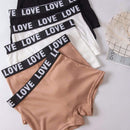 Paquete De 6 Calzoncillos Tipo Boxer Con Estampado De Alfabetos Para Mujer, Suaves Y Elasticos, Comodos Calzoncillos Con Cintura Caida