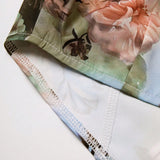 MOD Blusa Con Hombros Descubiertos Y Estampado De Angel Para Mujer