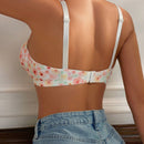 Sosten Con Aro Y Estampado Floral Para Mujer