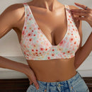 Sosten Con Aro Y Estampado Floral Para Mujer