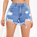 PETITE Shorts De Mezclilla Desgastados