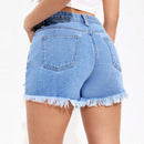 PETITE Shorts De Mezclilla Desgastados