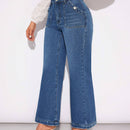 Prive Jeans De Mujer Acampanados Con Efecto Lavado