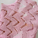 Essnce Sueter De Punto Hueco Con Combinacion De Color Para Mujer